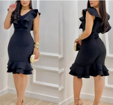 Woman's Ruffled Dress